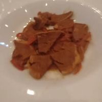 spicy gluten  at Anacardos in Cartagena