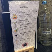 Cocktail menu at Namastey India in Veenendaal