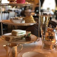 Vegan afternoon tea at The Dome at The Georgian Tearoom The Dome in Edinburgh