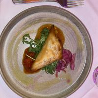 vegetable samosa  at The Georgian Tearoom The Dome in Edinburgh