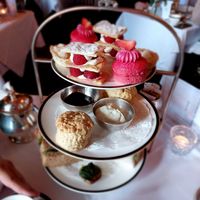 Scones and cakes at The Georgian Tearoom The Dome in Edinburgh
