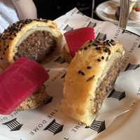 Haggis slice   at The Georgian Tearoom The Dome in Edinburgh