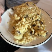 The exploding scone   at The Georgian Tearoom The Dome in Edinburgh