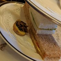 Vegan sandwiches at The Georgian Tearoom The Dome in Edinburgh
