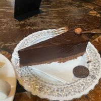 Hazelnut cake at The Maytree in Edinburgh