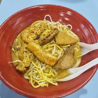 Vegan laksa at Healthy Vegetarian 健康素食 - Amoy Food Centre in Central Singapore