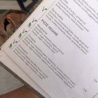 Vegan pizzas with vegan mozza at Terra Madre in Nice
