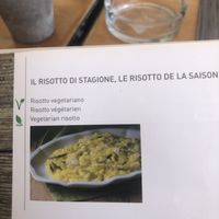 Vegan risotto  at Terra Madre in Nice