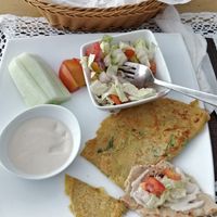 Vegan omelette breakfast 😍🎉 at Island Sisters in Weligama