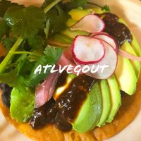 Avocado toastada at Little Rey in Atlanta