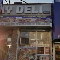 Store front is My Deli  at My Deli Gourmet in Bronx
