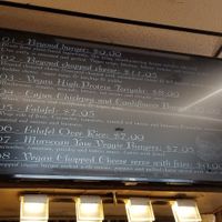 Vegan menu items at My Deli Gourmet in Bronx