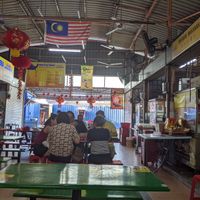 Hawker Centre at Vegetarian Mee Rebus in Malacca