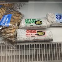 Vegan wraps in the fridge at Narvesen in Tromsoe