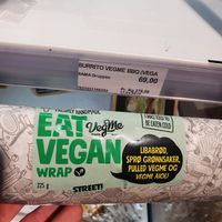 Vegan wrap at Narvesen in Tromsoe