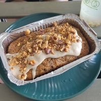 Carrot cake at Oh Live Green in Angeles