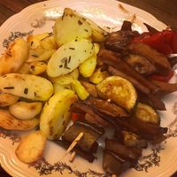 Seitan and tofu skewers at Meublè Adriana in Sirmione