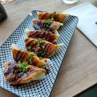 Gyozas at Vegan Sushi Bar - Kinkerstraat in Amsterdam