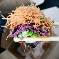 Flambé salmon at Vegan Sushi Bar - Kinkerstraat in Amsterdam