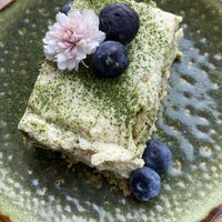 Matcha tiramisu   at Vegan Sushi Bar - Kinkerstraat in Amsterdam