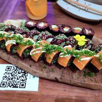 Sushis and makis at Vegan Sushi Bar - Kinkerstraat in Amsterdam