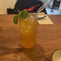  Yuzu iced tea - perfect fit for the sushi at Vegan Sushi Bar - Kinkerstraat in Amsterdam