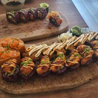 Sushi at Vegan Sushi Bar - Kinkerstraat in Amsterdam