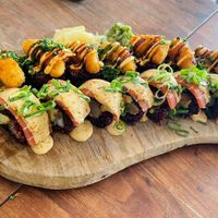 Tempura was yum at Vegan Sushi Bar - Kinkerstraat in Amsterdam