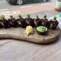 Unforgettable sushi with asparagus   at Vegan Sushi Bar - Kinkerstraat in Amsterdam