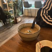 Miso soup (€5,50)🍲  at Vegan Sushi Bar - Kinkerstraat in Amsterdam