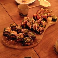 Sushi platter at Vegan Sushi Bar - Kinkerstraat in Amsterdam