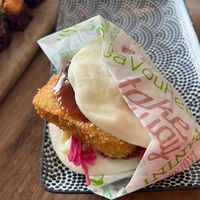 Fried Tofu Bao  at Vegan Sushi Bar - Kinkerstraat in Amsterdam