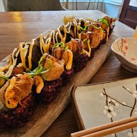 Crunchy California dream and no chicken teriyaki at Vegan Sushi Bar - Kinkerstraat in Amsterdam