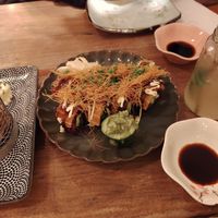 Flambé salmon at Vegan Sushi Bar - Kinkerstraat in Amsterdam