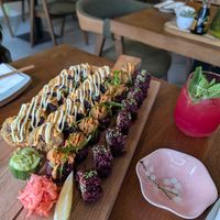 Nom nom nom at Vegan Sushi Bar in Amsterdam