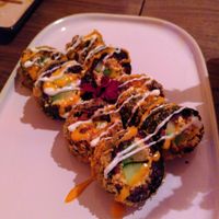 Fried Californian no-crab roll at Vegan Sushi Bar - Kinkerstraat in Amsterdam