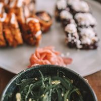 Zeewier en sushi  at Vegan Sushi Bar - Kinkerstraat in Amsterdam