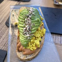 Avocado with Tofuu   at Avocadisimo in Gran Canaria