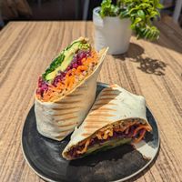 Tastes so good iris wrap, it was huge..!!! at Avocadisimo in Gran Canaria