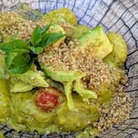 Gnocchi at Avocadisimo in Gran Canaria