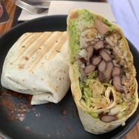 Burrito with tempeh  at Avocadisimo in Gran Canaria