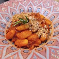 Gnocchi with amazing sauce at Avocadisimo in Gran Canaria