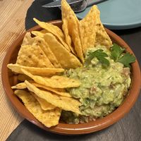 Nachos and guacamole   at Avocadisimo in Gran Canaria