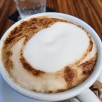 Soy Cappuccino with cinnamon at Avocadisimo in Gran Canaria