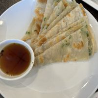 Green onion pancake - ok   at Journey To The Dumpling in Elk Grove