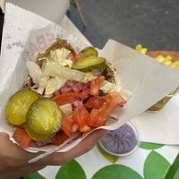   at Mr Falafel 2 in Brussels