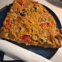 Pizza slice at Ananda in Novi Sad