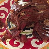 layered dessert at La Casa de Gya in Oaxaca