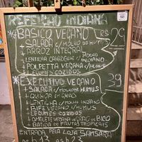 Menu at samsara restaurant in Buzios