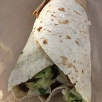 wrap with cig köfte! at La Sante in Stuttgart